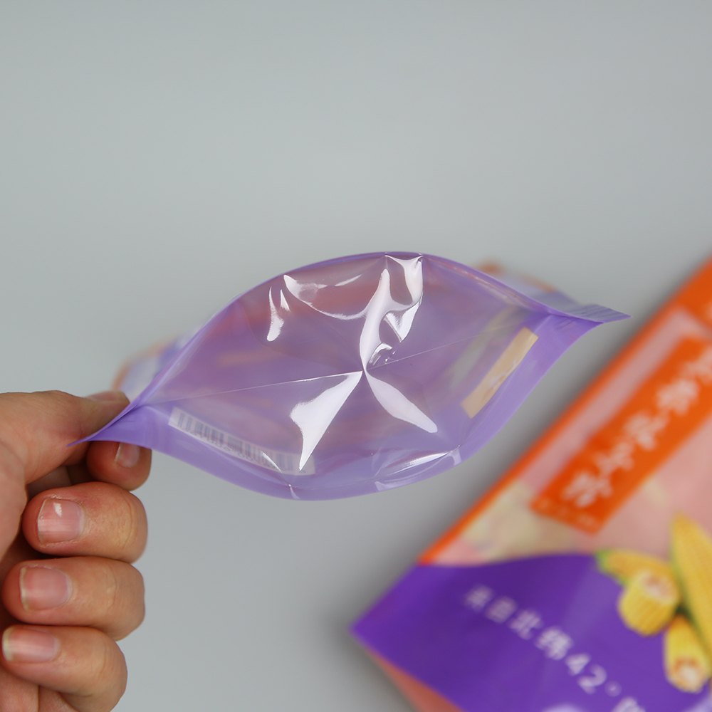 500g饺子粉+亮面塑料复合+自立拉链袋
